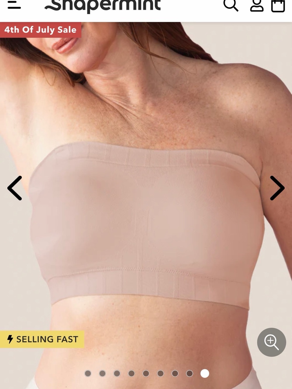 Truekind® Convertible Strapless Bandeau Bra